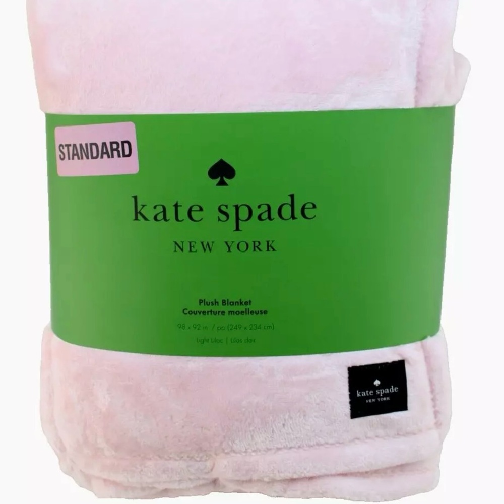 NWT KATE SPADE Pink FULL/QUEEN Blanket 98”x92”